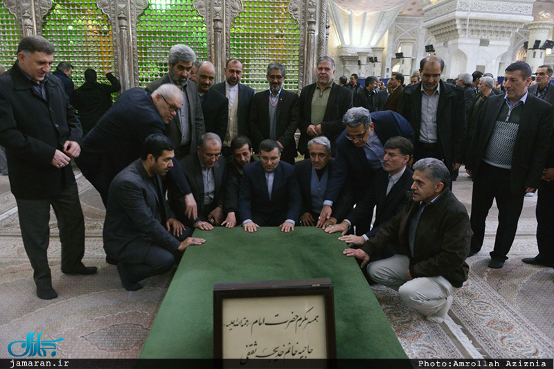 تجدید میثاق مسئولان بنیاد شهید با آرمان های حضرت امام خمینی(س)