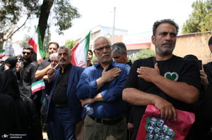 مراسم تشییع شهدای جنگ تحمیلی رژیم صهیونیستی در تهران-5