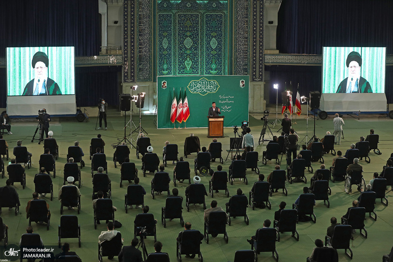 ارتباط تصویری مداحان اهل بیت (ع) با رهبر معظم انقلاب