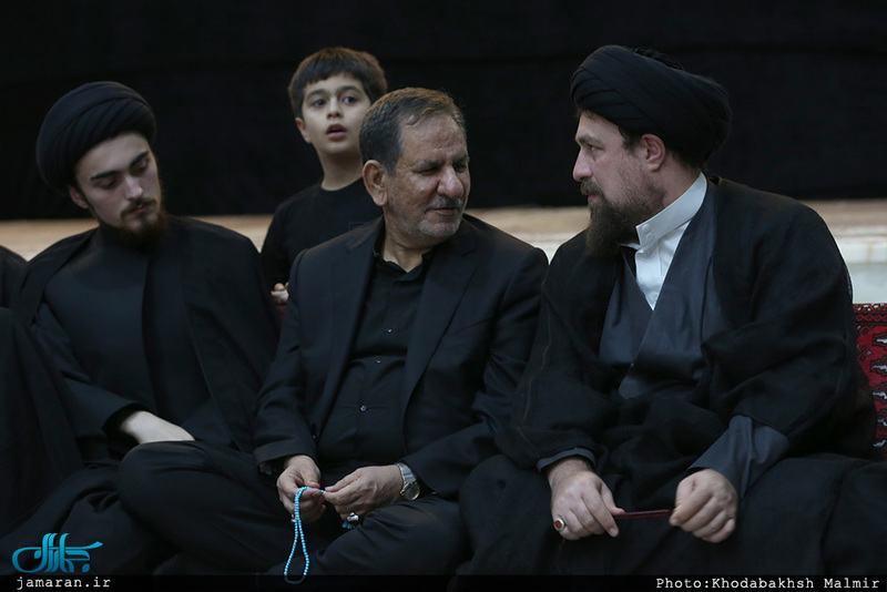 مراسم عزاداری شب تاسوعای حسینی در حرم مطهر امام خمینی (س)