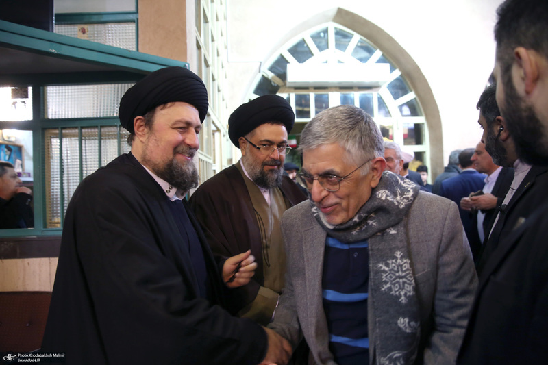 مراسم سالگرد رحلت آیت‌الله سید محمد موسوی بجنوردی در حسینیه جماران  -2