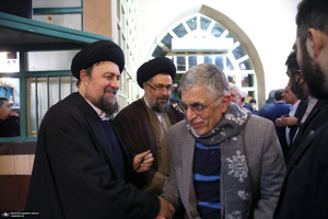 مراسم سالگرد رحلت آیت‌الله سید محمد موسوی بجنوردی در حسینیه جماران  -2