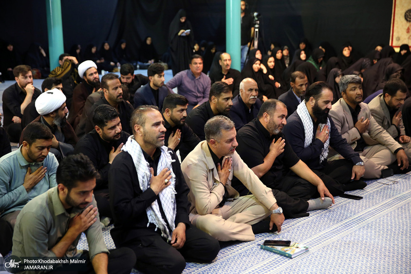 مراسم تجدید بیعت جهادگران با رهبر انقلاب در حسینیه جماران