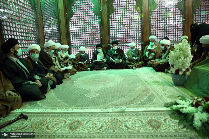 تجدید میثاق هیأت رئیسه و اعضای مجلس خبرگان رهبری با آرمان های امام خمینی(س)