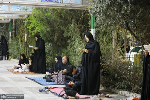 احیای شب بیست و یکم ماه مبارک رمضان در گلزار شهدای قم‎