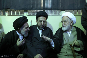 مراسم بزرگداشت همسر آیت الله موسوی بجنوردی (ره) در حسینیه شماره یک جماران-4