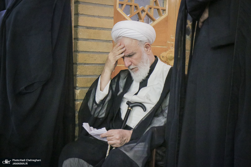 مراسم بزرگداشت آیت‌الله العظمی فیاض در حرم مطهر حضرت معصومه (س)