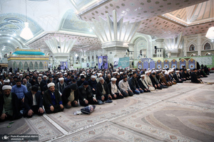 مراسم شب میلاد حضرت علی (ع) در حرم مطهر امام خمینی