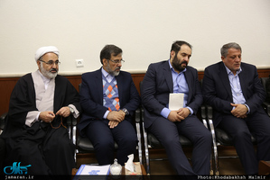 دیدار اعضای هیات رییسه و مدیران استانی دانشگاه آزاد اسلامی با سید حسن خمینی