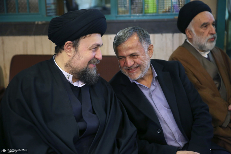 مراسم سالگرد رحلت آیت‌الله سید محمد موسوی بجنوردی در حسینیه جماران  -1