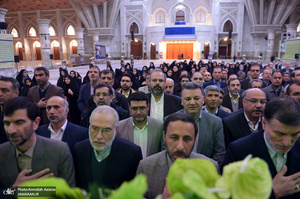 تجدید میثاق مدیران و کارکنان سازمان نهضت سواد آموزی با آرمان های حضرت امام(س)