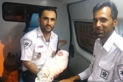 نوزادعجول در آمبولانس اورژانس 115 درگس چابهار متولد شد