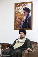 دیدار سخنگوی دولت  باسید حسن خمینی