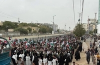 راهپیمایی مردم کراچی پاکستان در همبستگی با ایران (3)