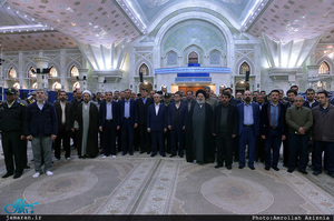 تجدید میثاق رئیس و کارکنان سازمان جنگل ها مراتع و آبخیزداری کشور با آرمان های حضرت امام