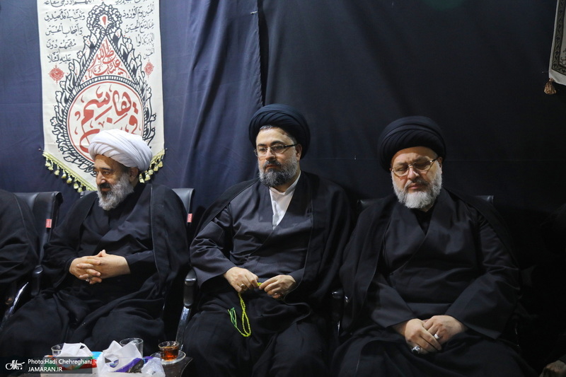 مراسم عزاداری دهه اول ماه صفر در بیت مرحوم آیت الله شاه آبادی‎