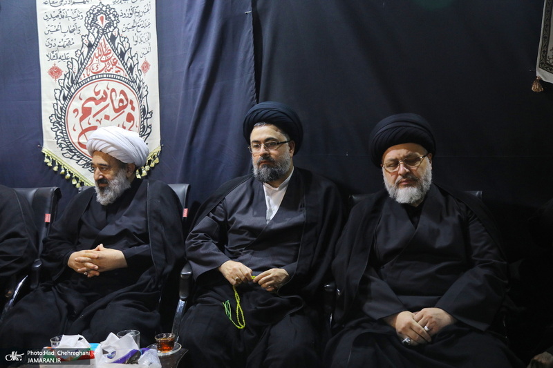 مراسم عزاداری دهه اول ماه صفر در بیت مرحوم آیت الله شاه آبادی‎