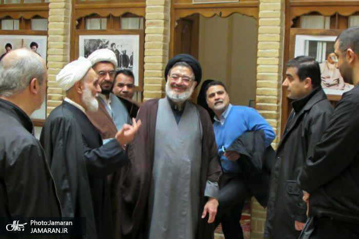 بازدید حجت الاسلام والمسلمین ناطق نوری از بیت امام خمینی(س) در نجف اشرف