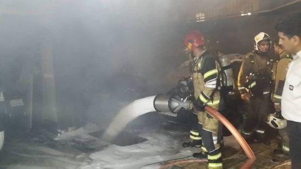 آتش‌سوزی هتل مارلیک تهران مهار شد