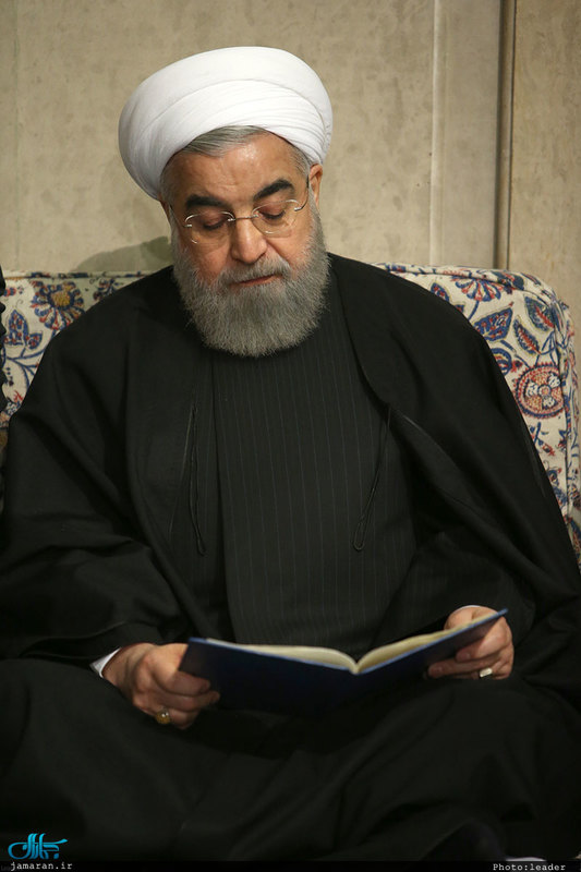 مراسم ترحیم آیت الله هاشمی رفسنجانی در حسینیه امام خمینی(ره)