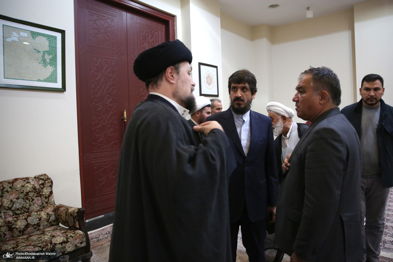 دیدار علی تاجر نیا سرپرست باشگاه استقلال با سید حسن خمینی