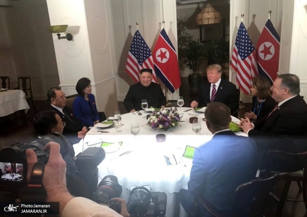 عکس/ ضیافت شام ترامپ با رهبر کره شمالی