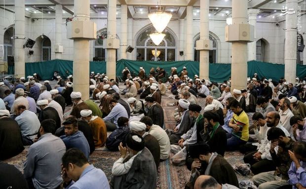 آیین بزرگداشت هفتمین روز ارتحال آیت الله مرتضی عاملی در قم برگزار شد