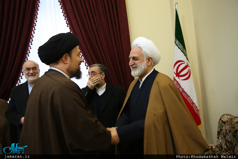 حاشیه تجدید میثاق رئیس قوه قضائیه و مسئولان عالی قضایی با آرمان‌های امام خمینی(س)