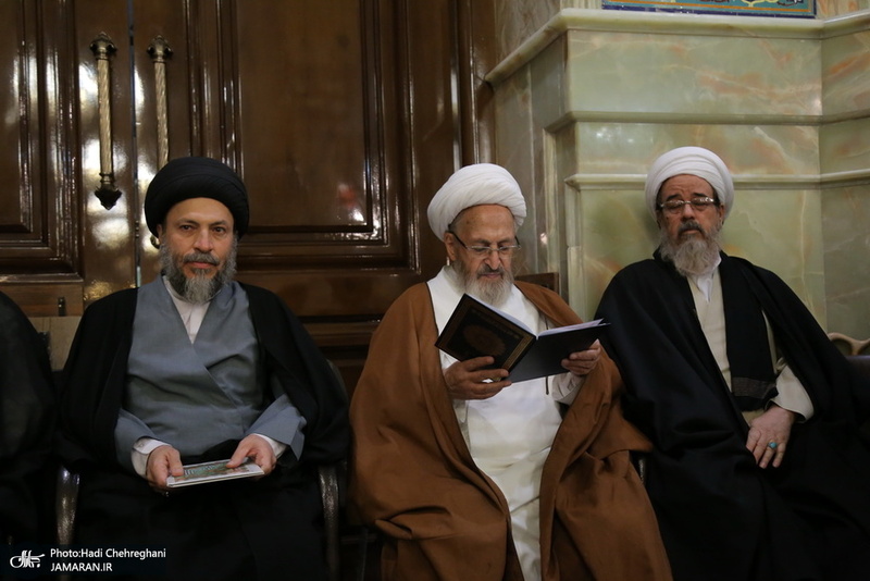 مراسم بزرگداشت آیت الله سیدجعفر خوانساری(ره) با حضور سید حسن خمینی
