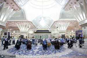 تجدید میثاق سرپرست و کارکنان موسسه تنظیم و نشر آثار امام خمینی(س) با آرمان های بنیانگذار جمهوری اسلامی