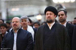 مراسم چهلم شهید سیدحسن نصرالله و سرلشکر نیلفروشان در حرم امام خمینی (س)