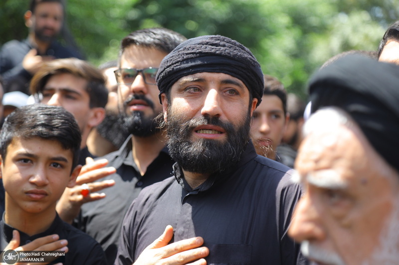 دسته عزاداری روز شهادت امام صادق (ع) با حضور آیت الله العظمی وحید خراسانی