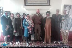بازدید نماینده سازمان ملل از بیت امام در خمین‎