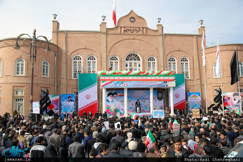 سخنرانی سید حسن خمینی در راهپیمایی 22 بهمن ارومیه‎