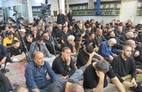 مراسم تاسوعای حسینی در دفتر آیت الله العظمی صانعی (9)