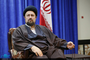 دیدار شورای هماهنگی هیات های مذهبی مهاجرین افغانستانی با سید حسن خمینی
