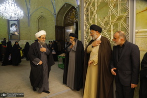 مراسم بزرگداشت آیت الله امامی کاشانی (ره) در مسجد اعظم قم