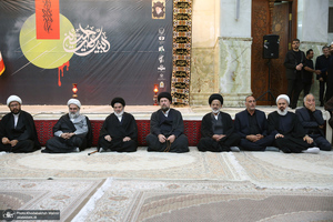 سومین شب عزاداری حضرت اباعبدالله الحسین (ع) در حرم امام خمینی