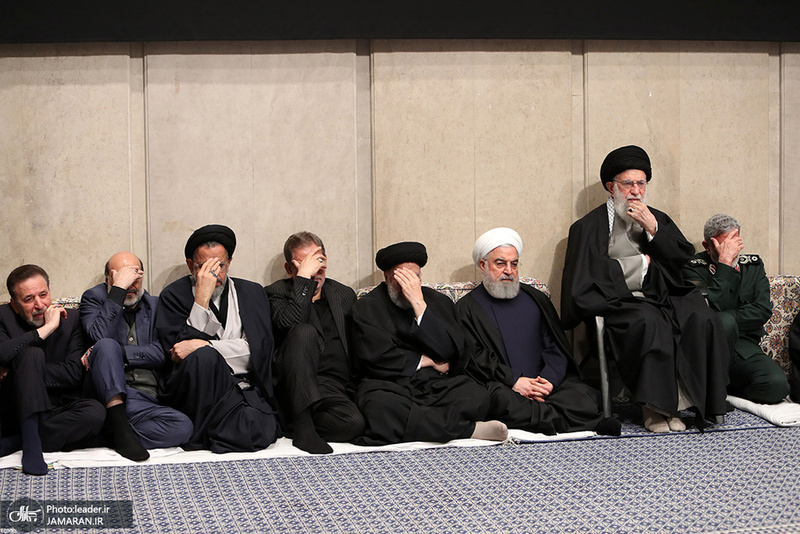 مراسم بزرگداشت شهید حاج قاسم سلیمانی و همرزمانش در حسینیه امام خمینی (ره)