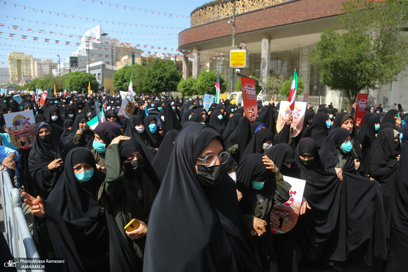 راهپیمایی باشکوه روز قدس در مشهد