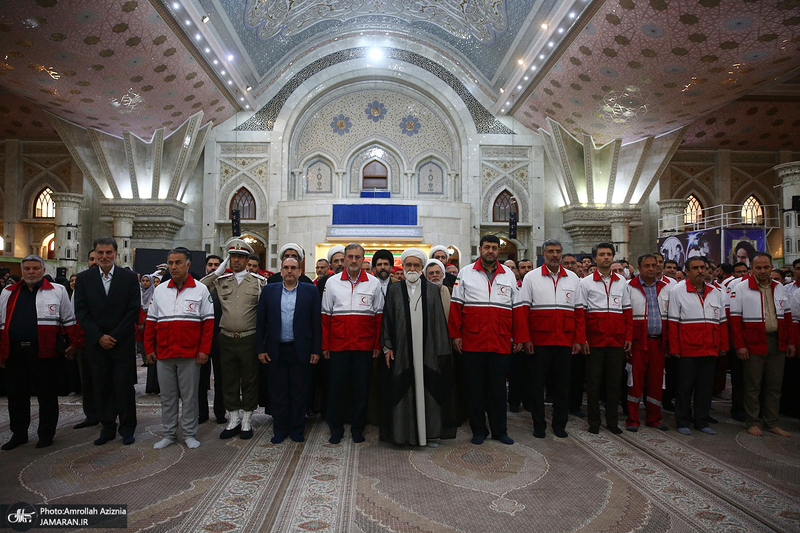 تجدید میثاق مدیران و کارکنان جمعیت هلال احمر با آرمان های حضرت امام خمینی (س)