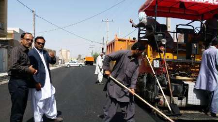 آسفالت بیش از 700هزار متر مربع از معابر و خیابان های ایرانشهر