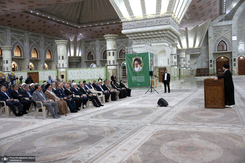 تجدید میثاق رئیس‌جمهور و اعضای دولت با آرمان‌های حضرت امام خمینی (س) - 2