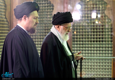 حضور رهبر معظم انقلاب در حرم مطهر امام خمینی(س) 