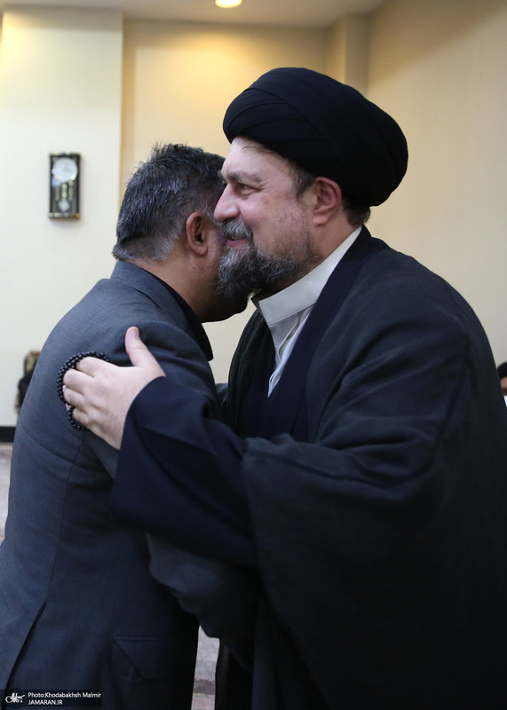 دیدار علی تاجر نیا سرپرست باشگاه استقلال با سید حسن خمینی