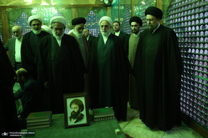 تجدید میثاق رئیس قوه قضاییه و مسئولان عالی قضایی با آرمان‌های حضرت امام (س)