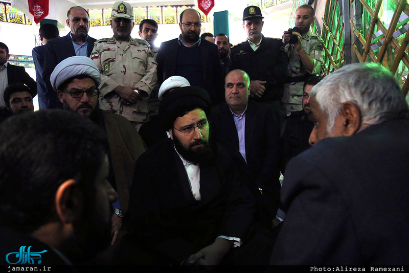 دومین روز سفر سید علی خمینی به استان خوزستان(آبادان و شلمچه)