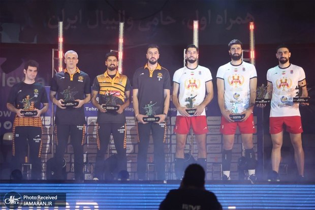 اعلام تیم رویایی لیگ والیبال ایران/ حاجی پور ارزشمندترین بازیکن