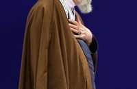 دیدار دست‌اندرکاران همایش بین‌المللی علامه میرزای نائینی با رهبری (7)