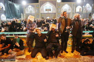 احیای شب بیست و یکم ماه مبارک رمضان در حرم مطهر حضرت معصومه (س)